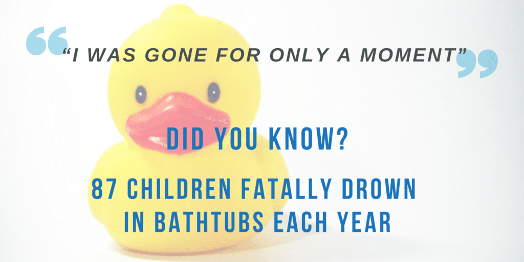 Bathtub safety can prevent infant drowning deaths